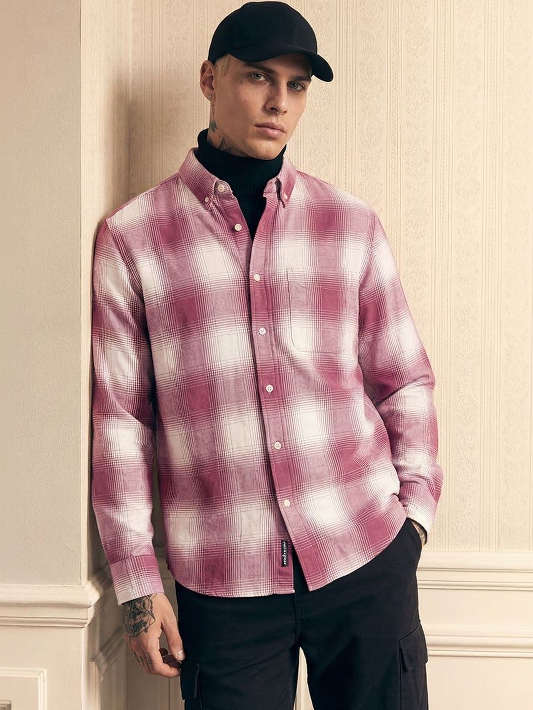Snitch Men Checked Casual Shirt - view 1