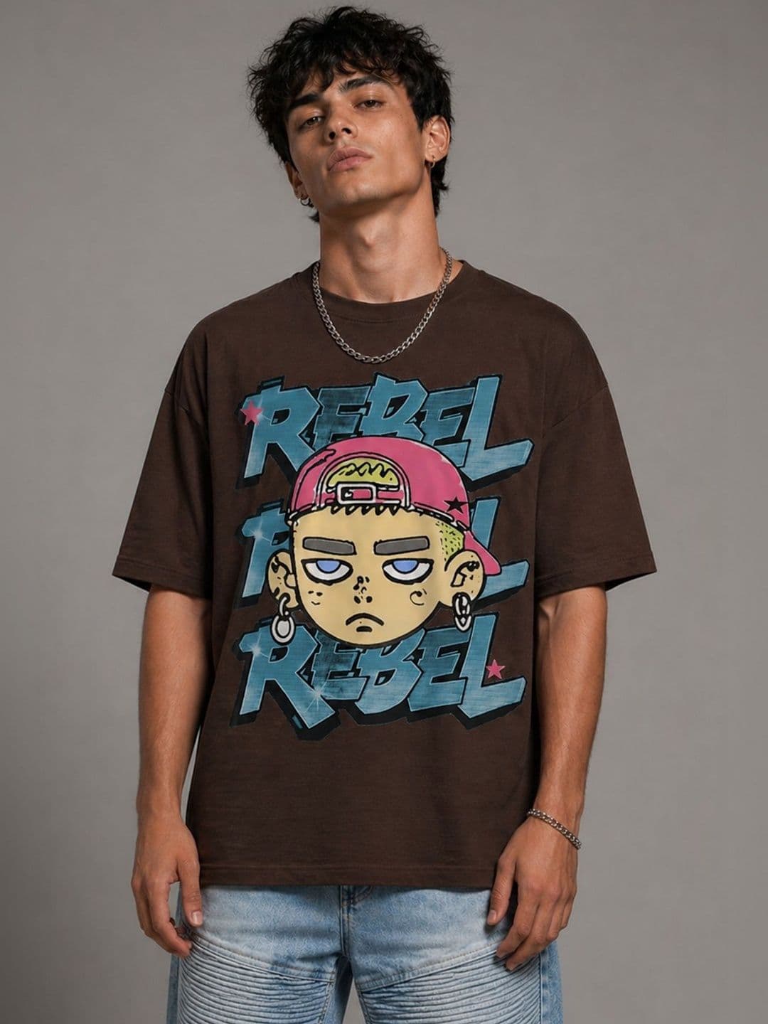 CAPTCHA Men Printed T-shirt - view 1