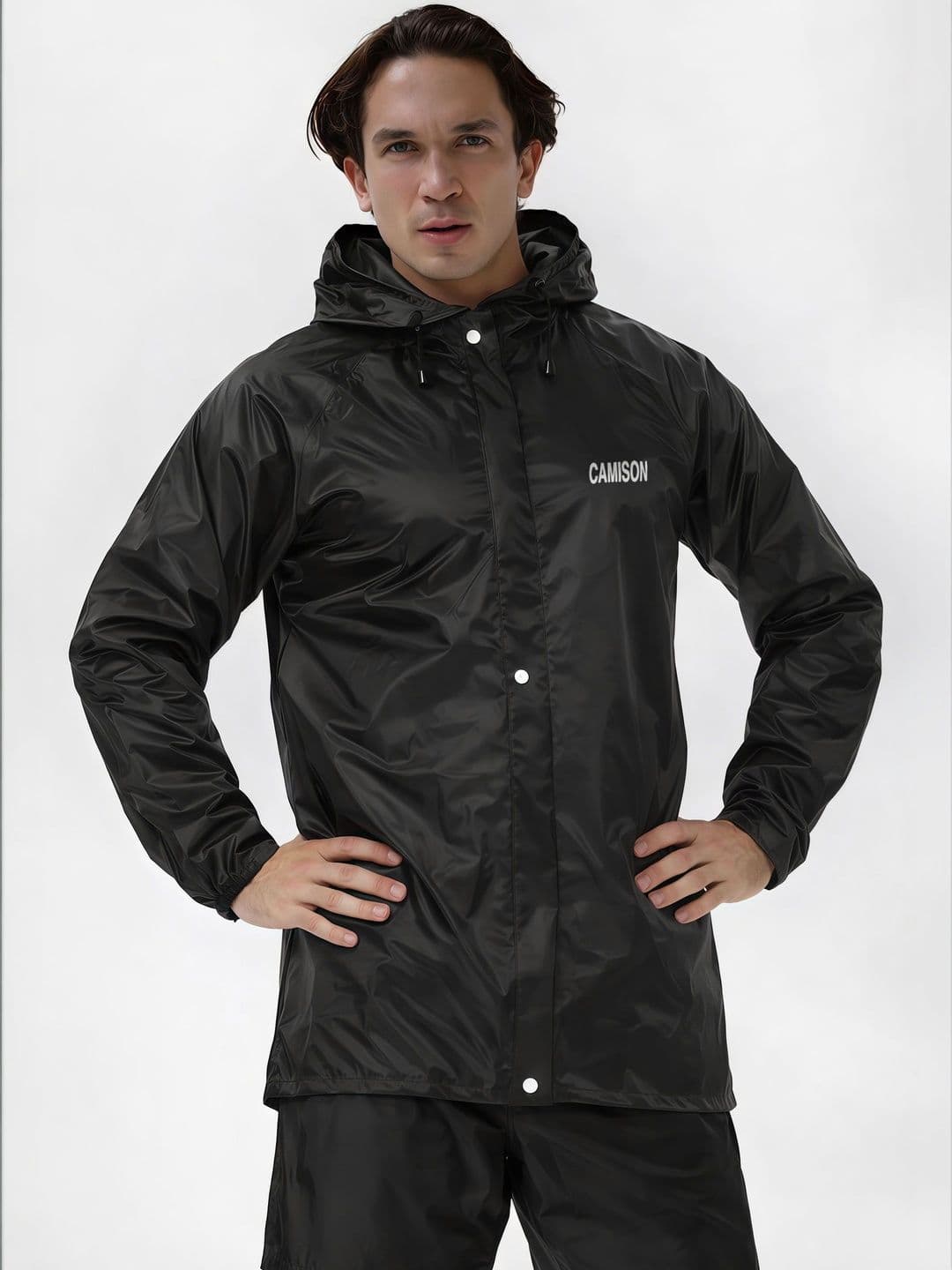 CAMISON Waterproof Hooded Rain Jacket - view 1