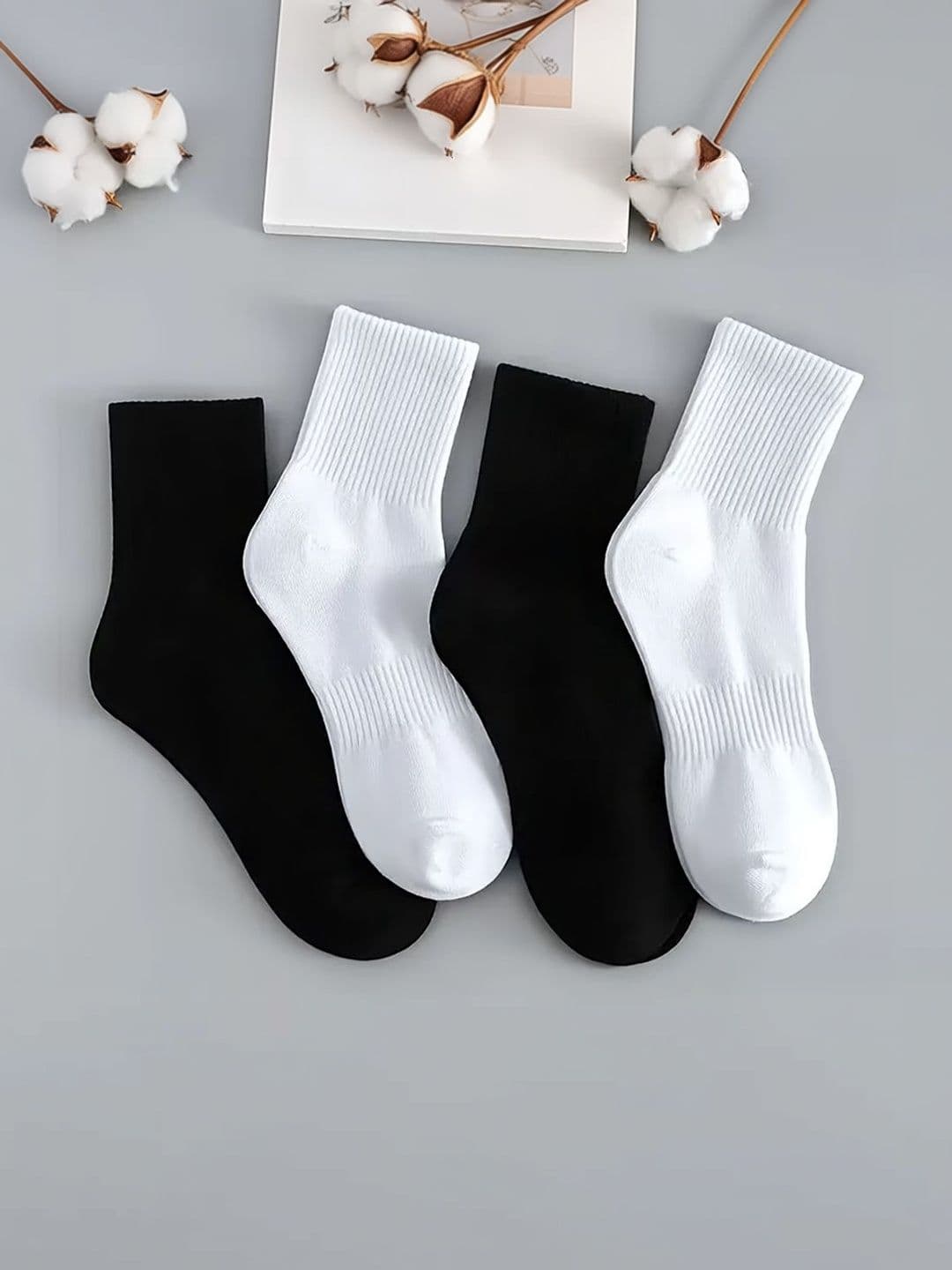 BEAR&BEYOND Men Pack Of 4 Cotton Above Ankle Socks - view 1