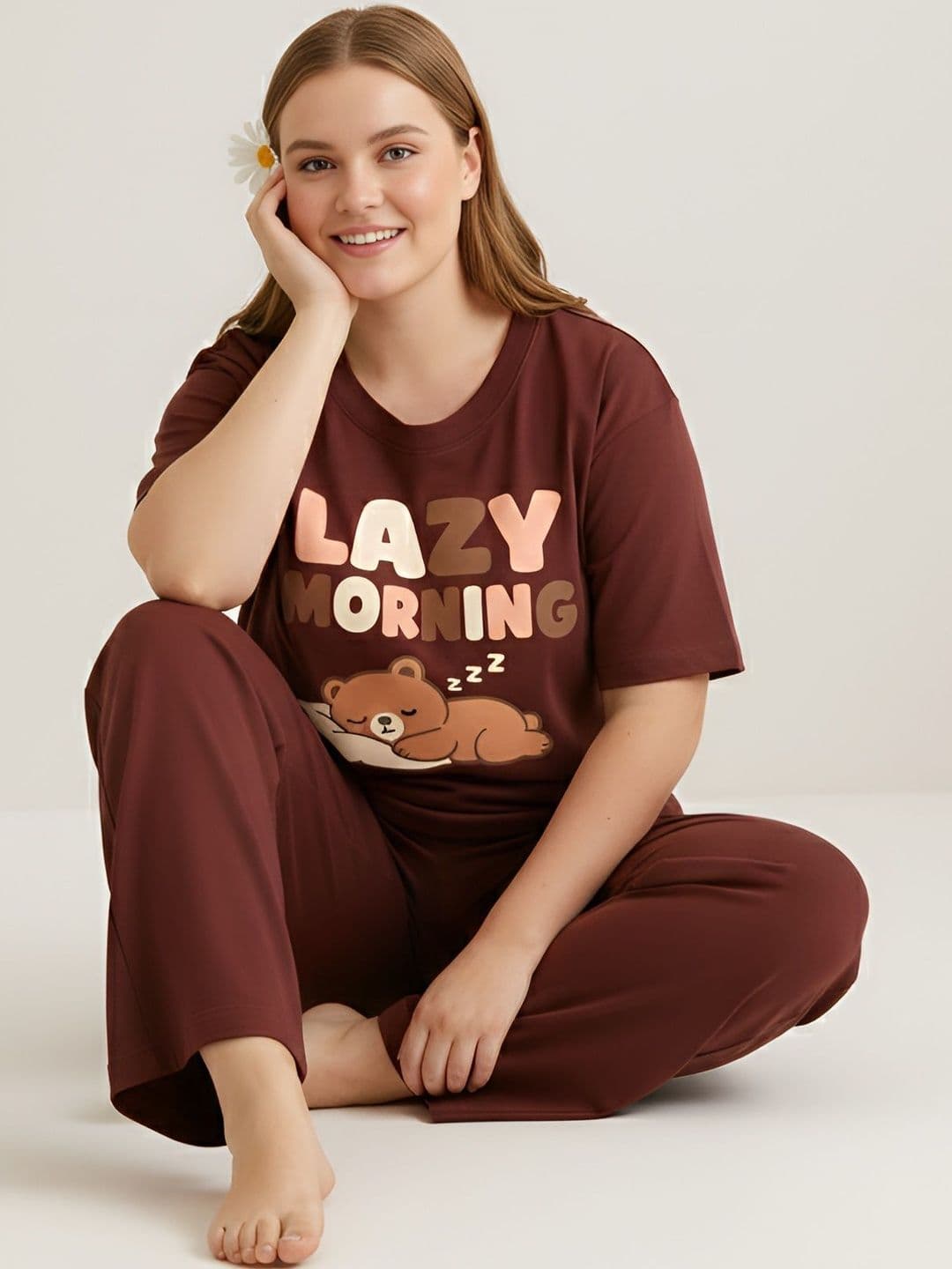 My Swag Cotton Printed T-shirt with Trousers - view 1