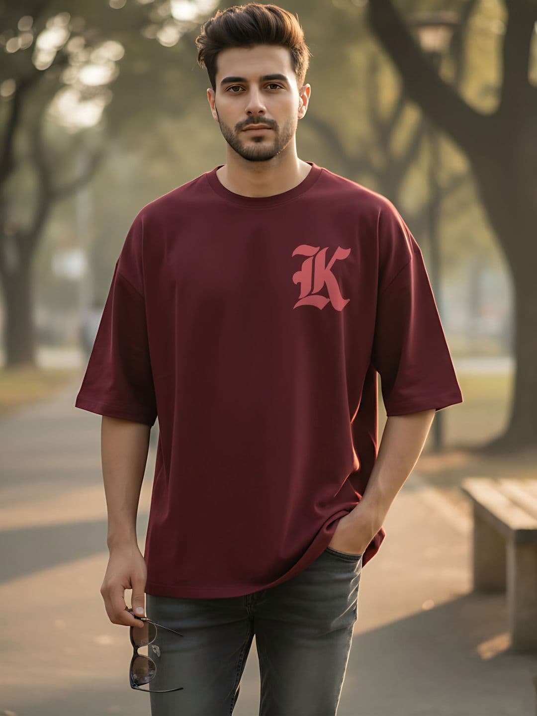 Kook N Keech Men Typography Printed Drop-Shoulder Sleeves T-shirt - view 1