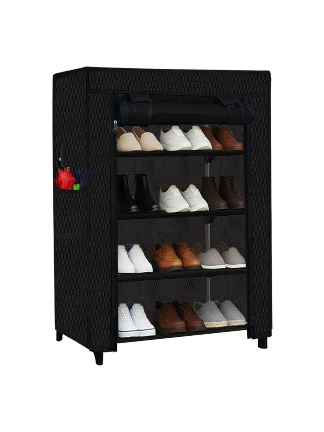 Urban Choice 4-Layers Metal Collapsible Shoe Stand - view 1