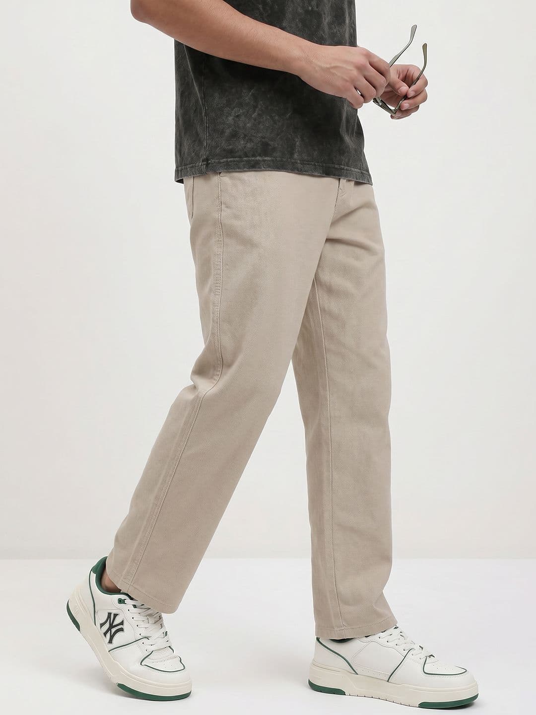 The Roadster Life Co. Men Relaxed Fit Chinos Trousers - view 1