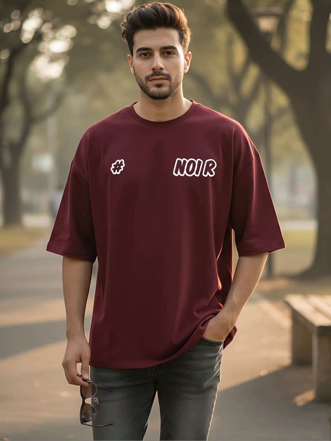 Kook N Keech Men Printed Drop-Shoulder Sleeves T-shirt - view 1