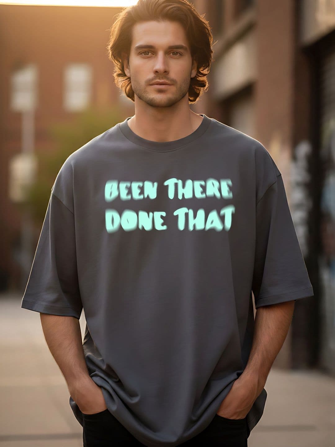 Kook N Keech Men Typography Printed Drop-Shoulder Sleeves T-shirt - view 1