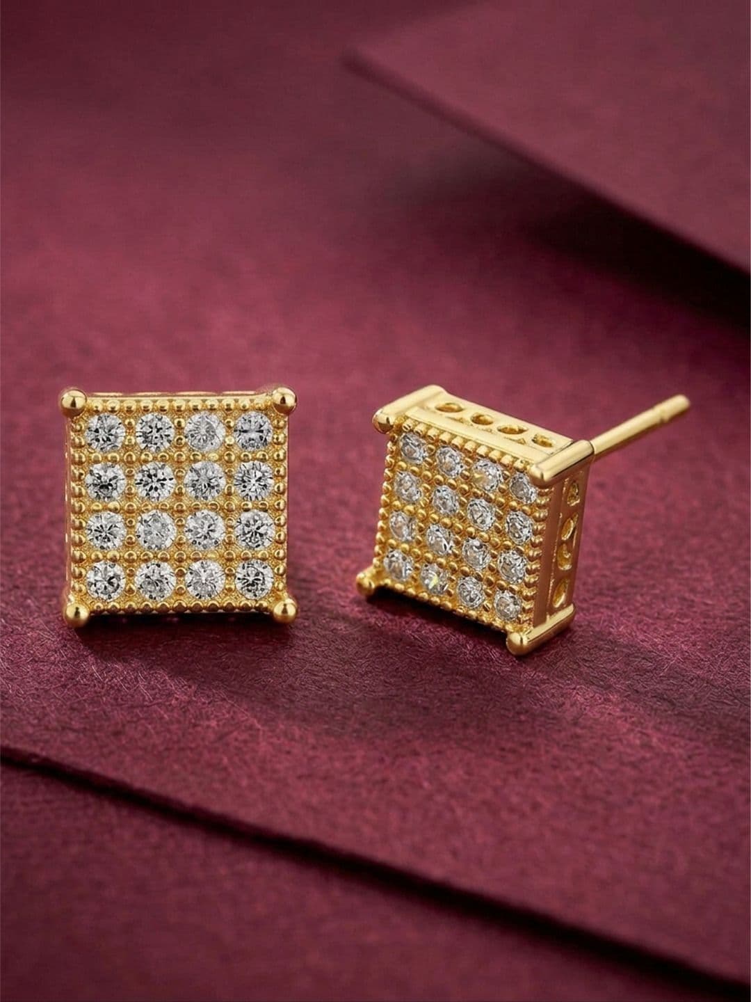 Krelin Square Studs Earrings - view 1