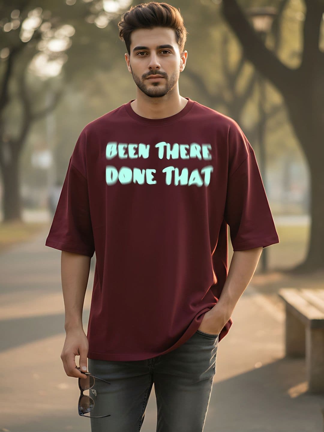 Kook N Keech Men Typography Printed Drop-Shoulder Sleeves T-shirt - view 1