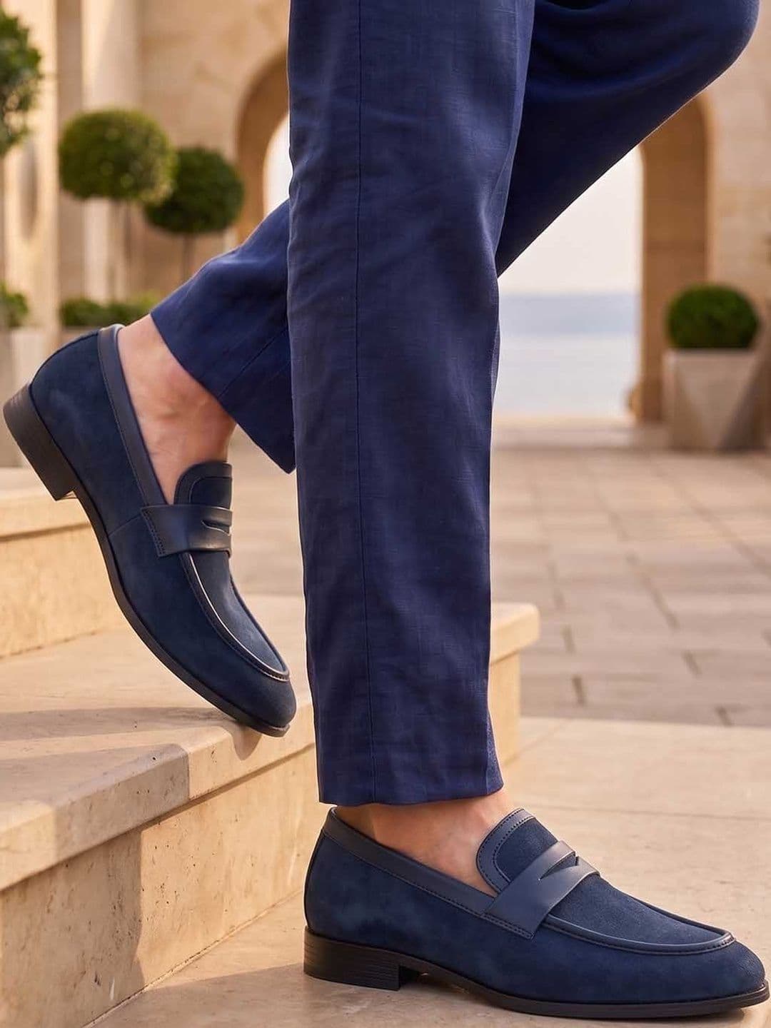 HERE&NOW Men Synthetic Leather Round Toe Slip-On Formal Loafers - view 1
