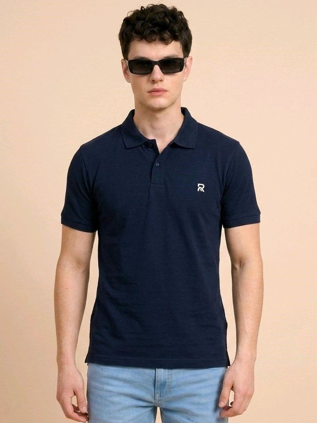 The Roadster Lifestyle Co Cotton Polo Collar T-Shirt - view 1