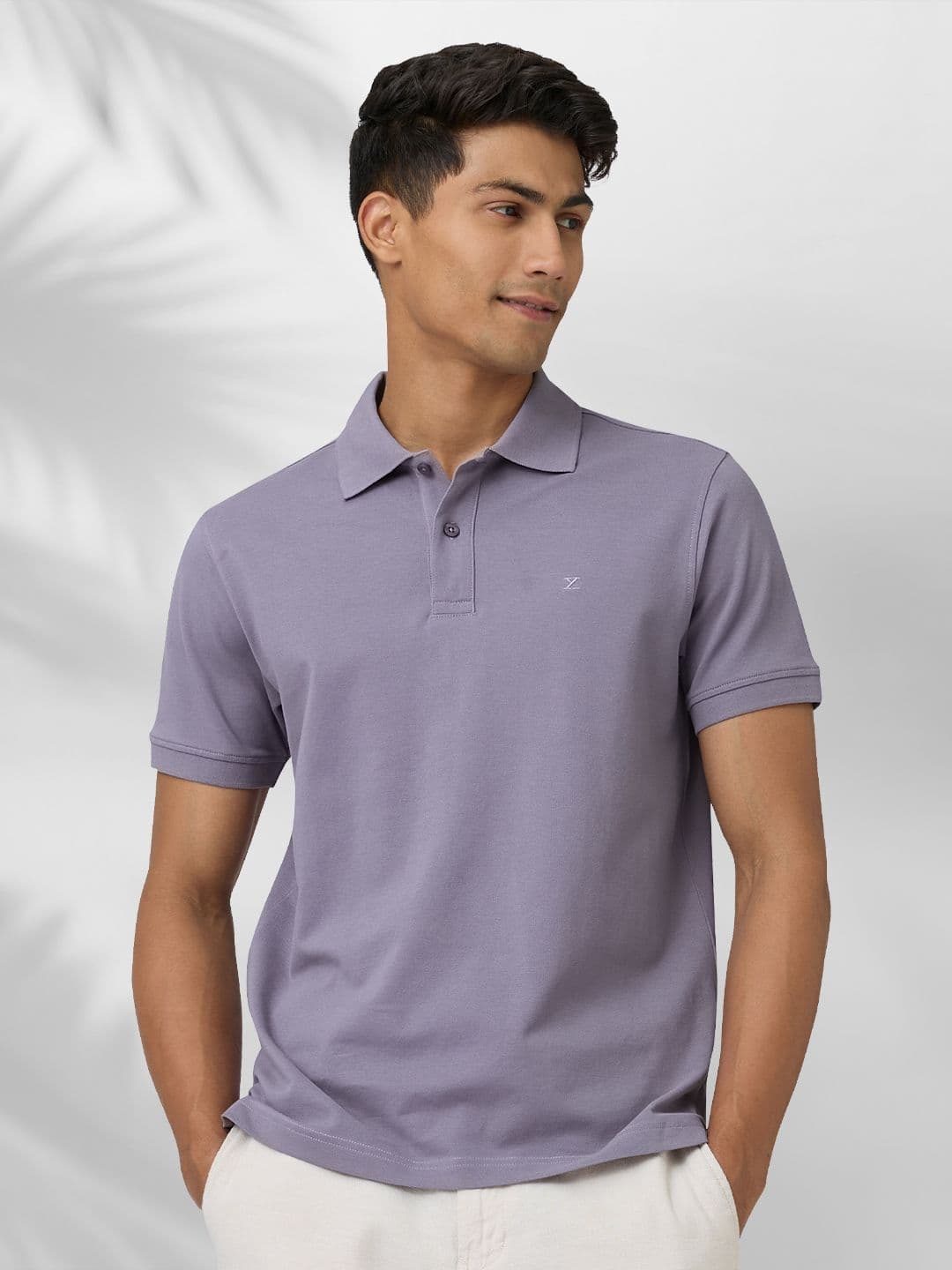 XYXX Polo Collar Pure Cotton T-shirt - view 1