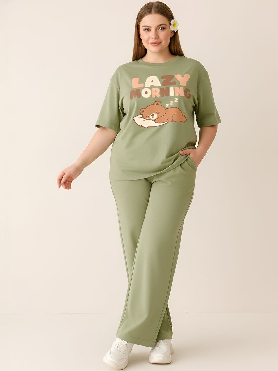 My Swag Cotton Printed T-shirt with Trousers - view 1