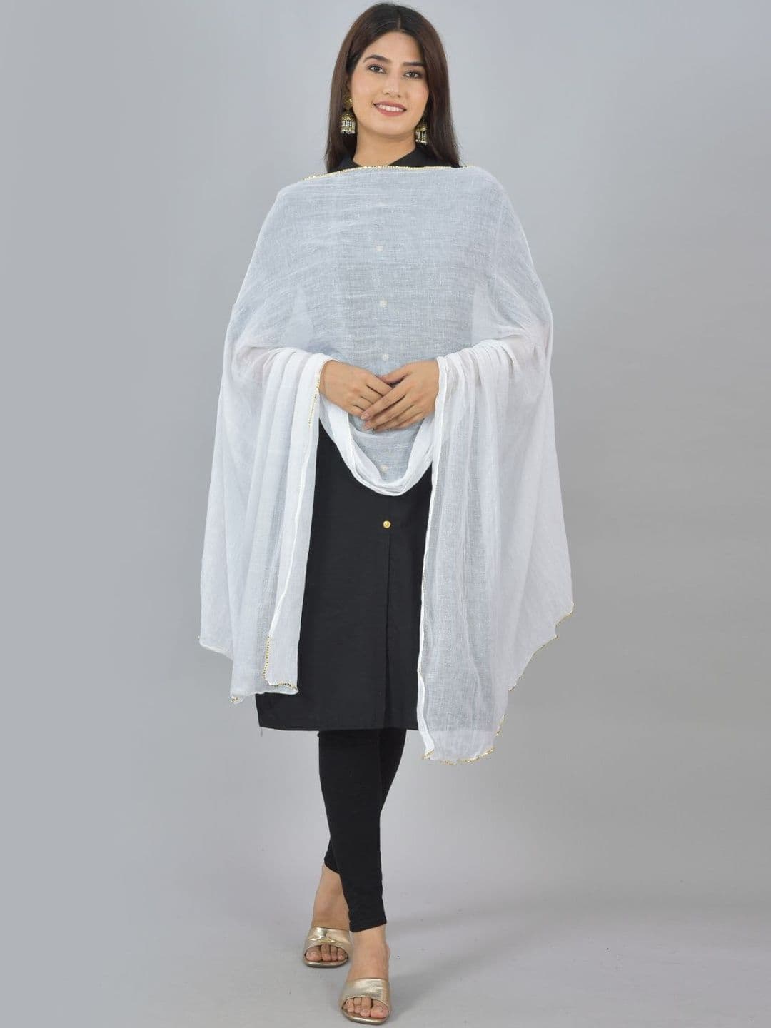 Kuhika Dupatta with Sequinned - view 1