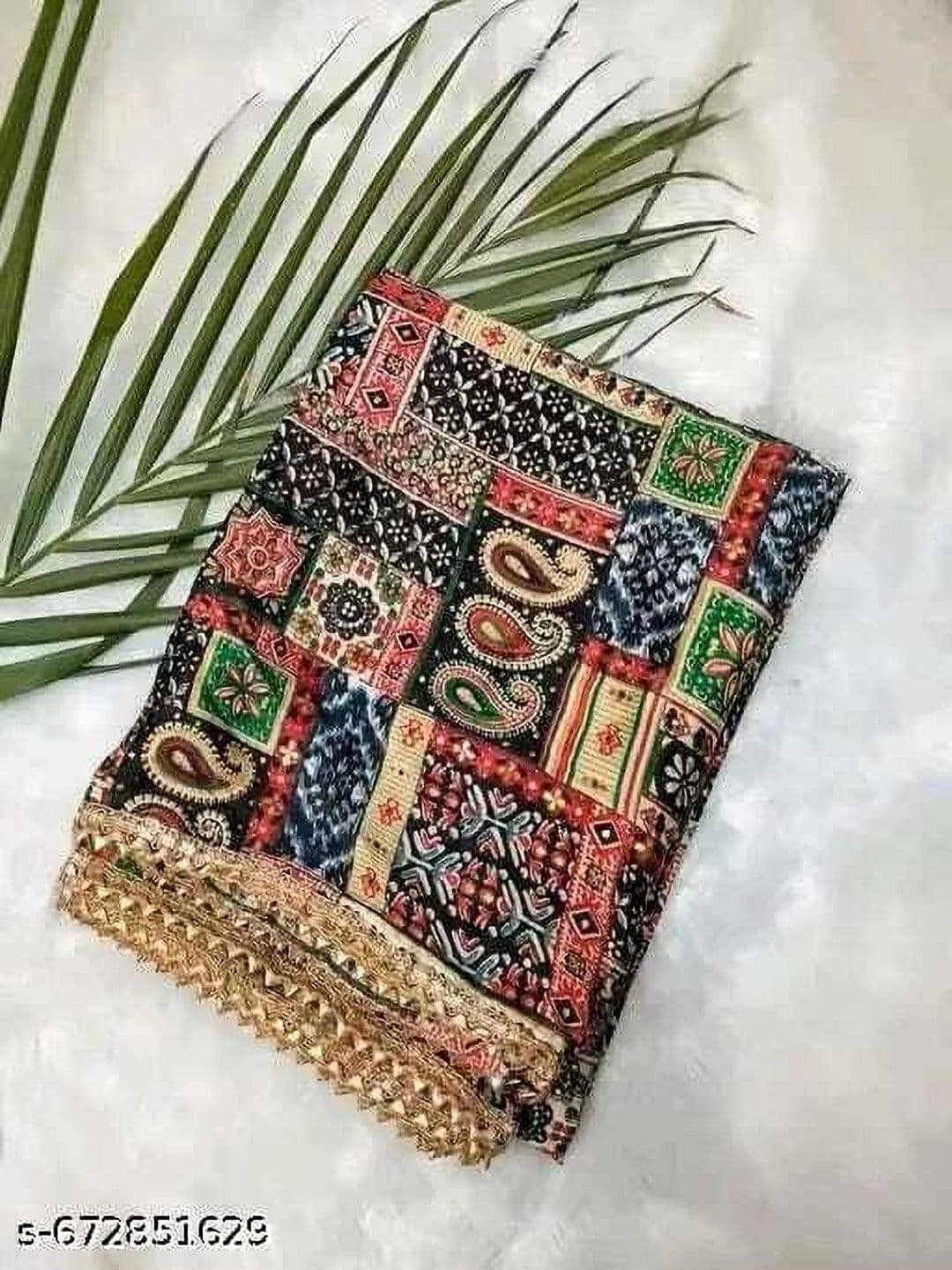Kuhika Ethnic Motifs Printed Dupatta - view 1