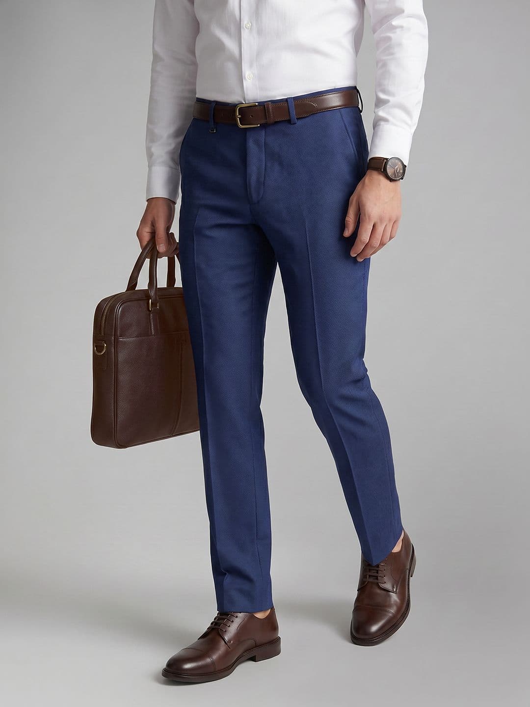 Van Heusen Men Slim Fit Formal Trouser - view 1