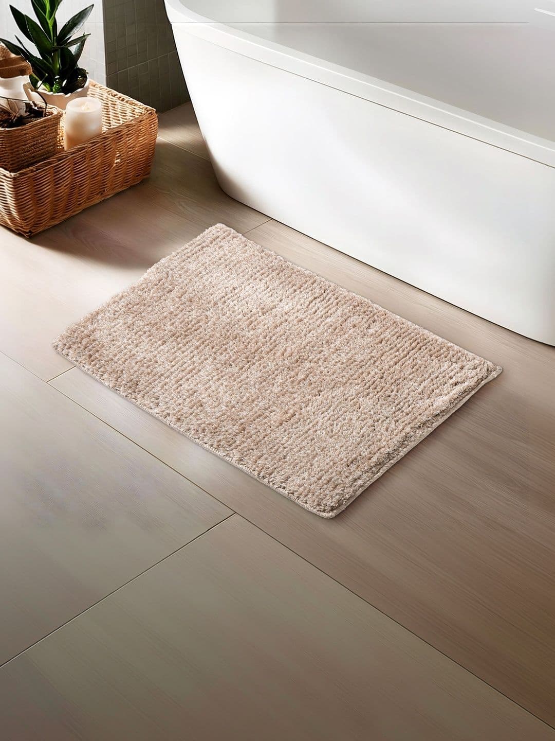 Home Centre Beige Anti-Slip Bath Mat - view 1