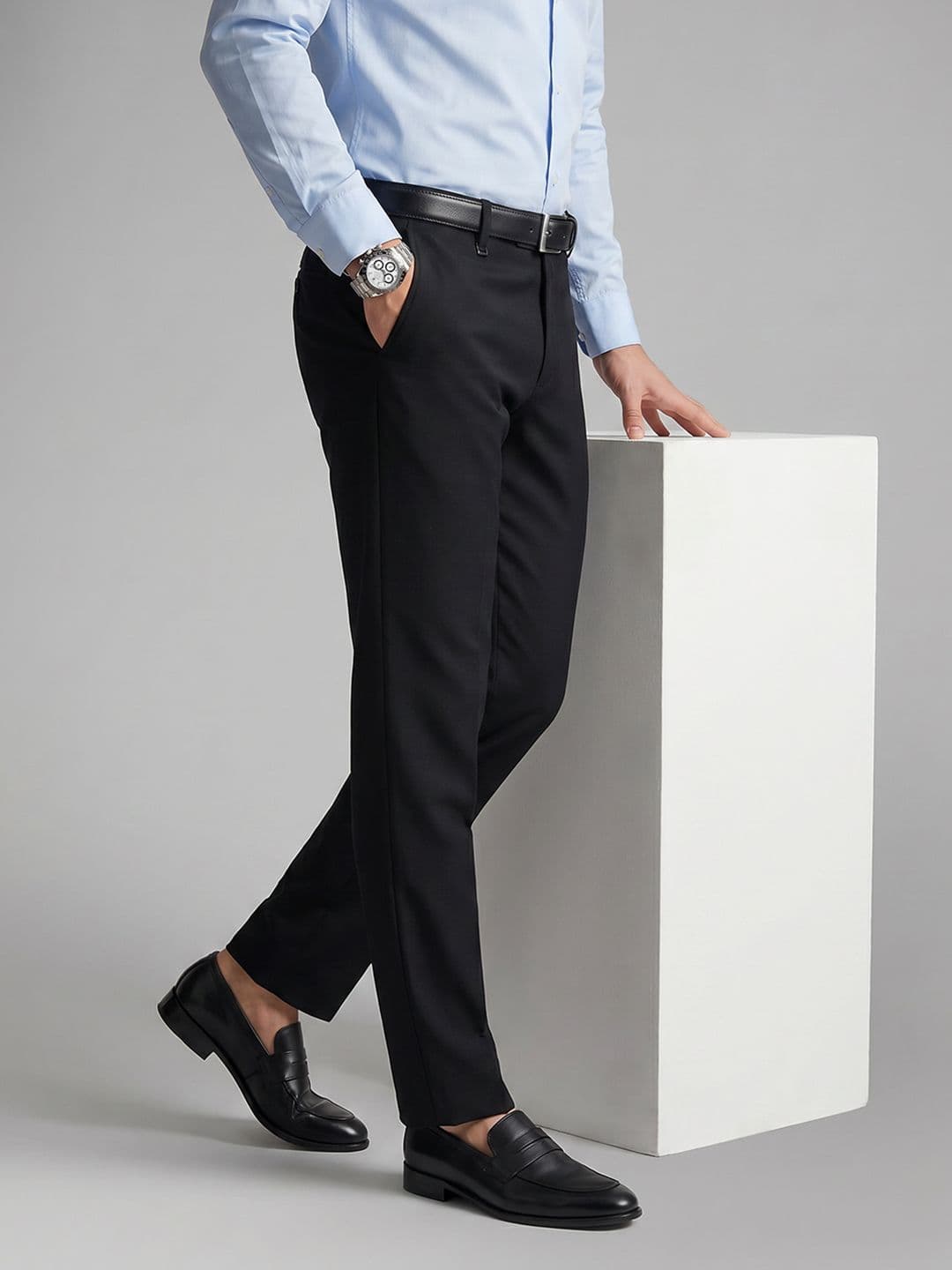 Van Heusen Men Slim Fit Formal Trouser - view 1
