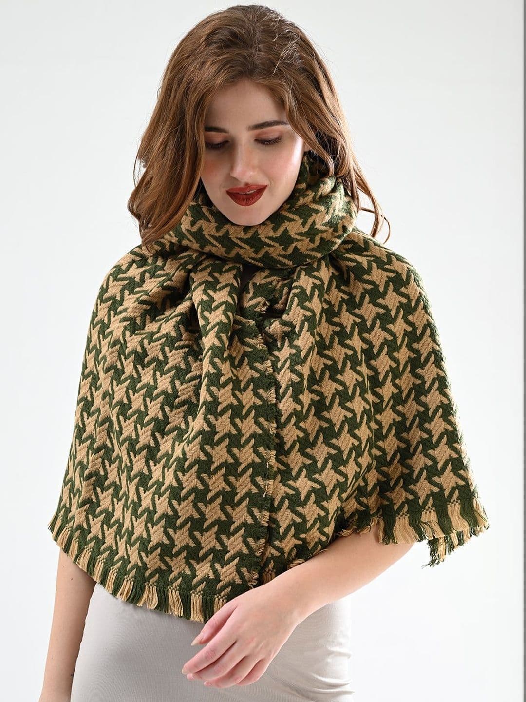 Cazzano Women Geometric Printed Shawl - view 1
