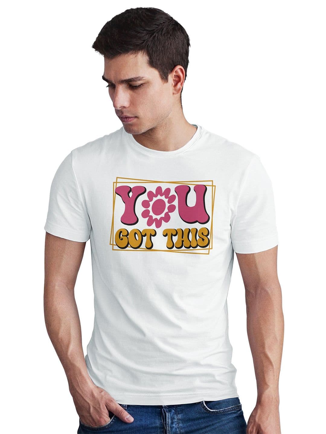 Seekbuylove Men Typography Printed Bio Finish T-shirt - view 1