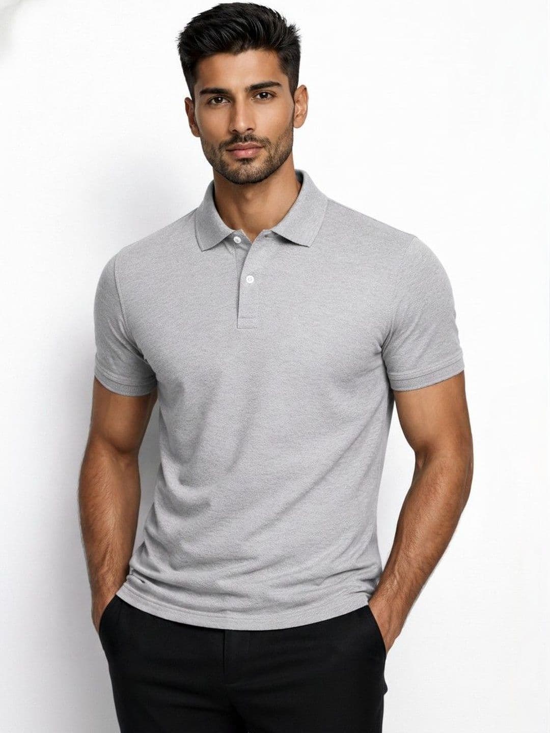 MaverIQ Men Polo Collar Anti Odour T-shirt - view 1