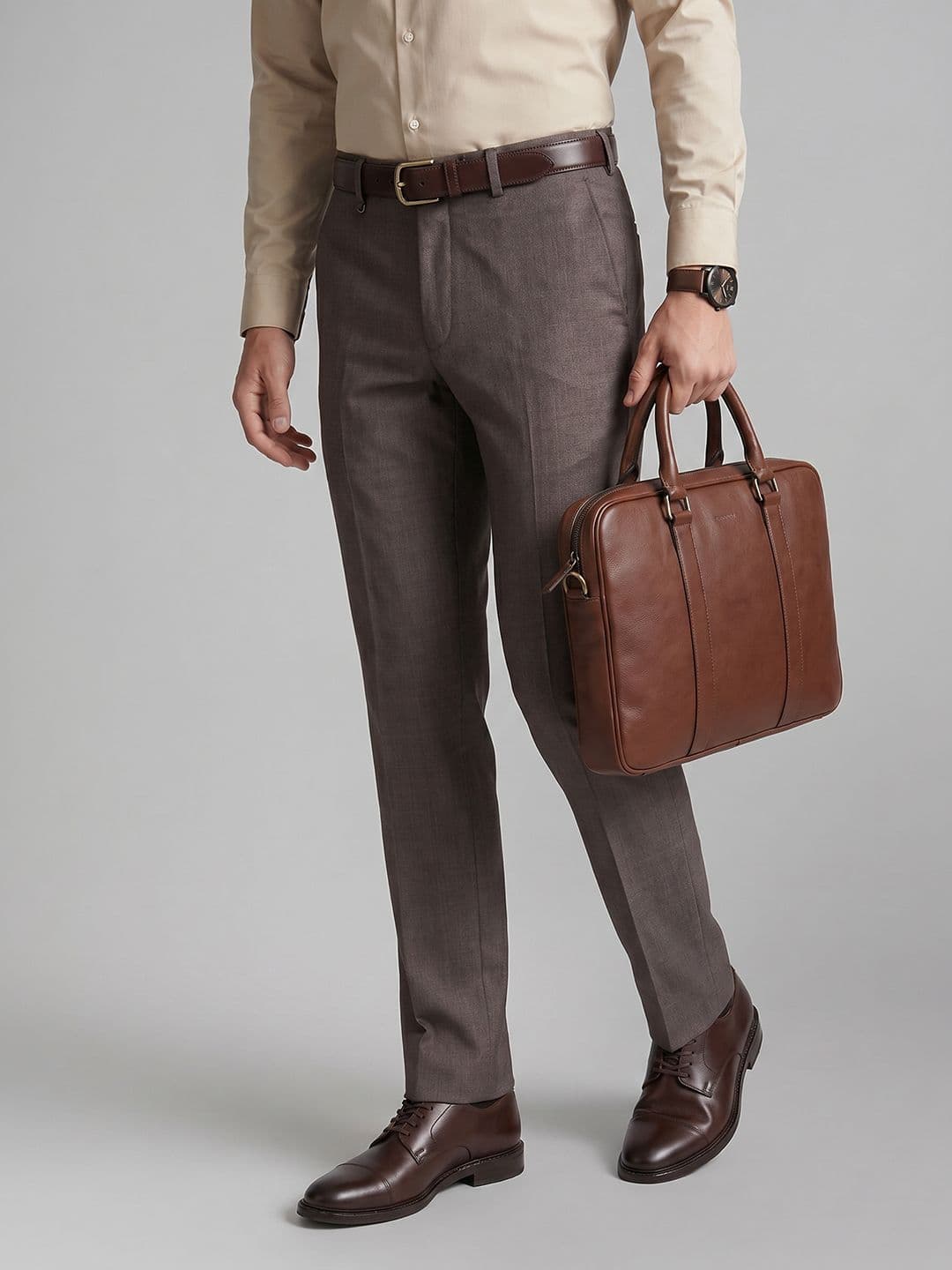 Van Heusen Men Slim Fit Formal Trouser - view 1
