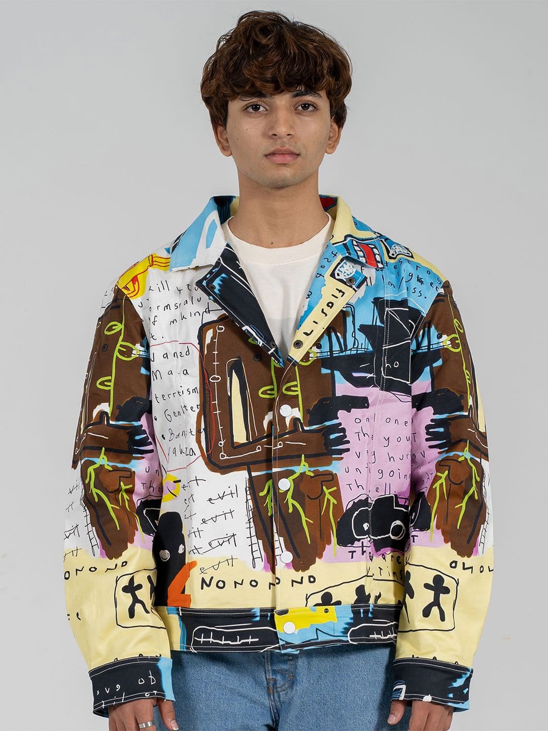 AURGE Men Crop Woven Jacket - view 1