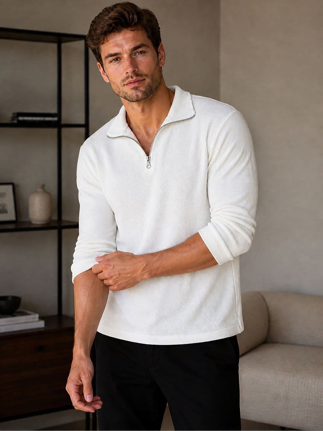 ATIGIANO Men Polo Collar T-shirt - view 1