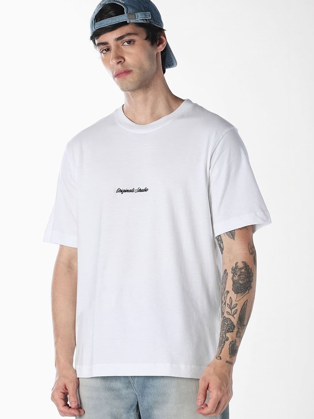 Jack & Jones Men Typography Printed T-shirt - view 1