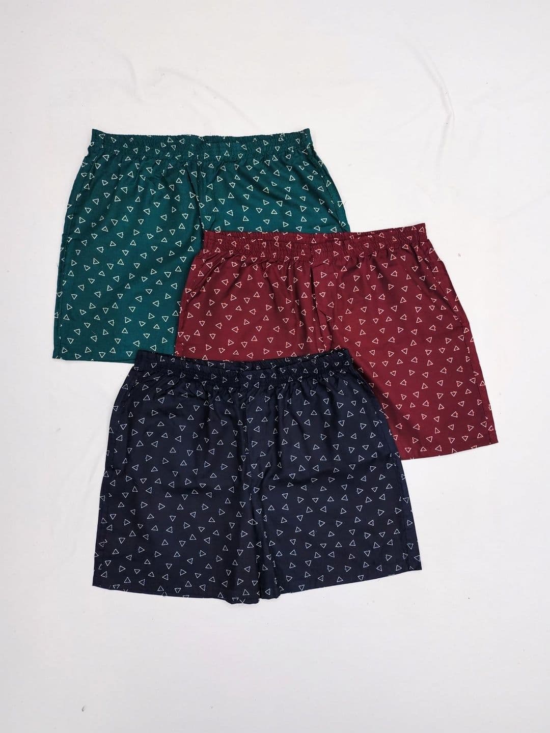 Moda Rapido Pack of 3 Printed Elasticated Mid-Rise Boxers - view 1