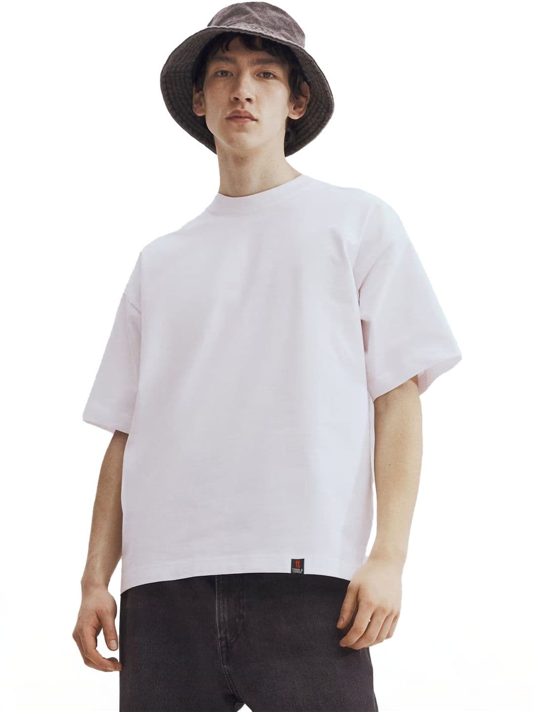 The Roadster Lifestyle Co Men Drop-Shoulder Sleeves Organic Cotton Blend T-shirt - view 1