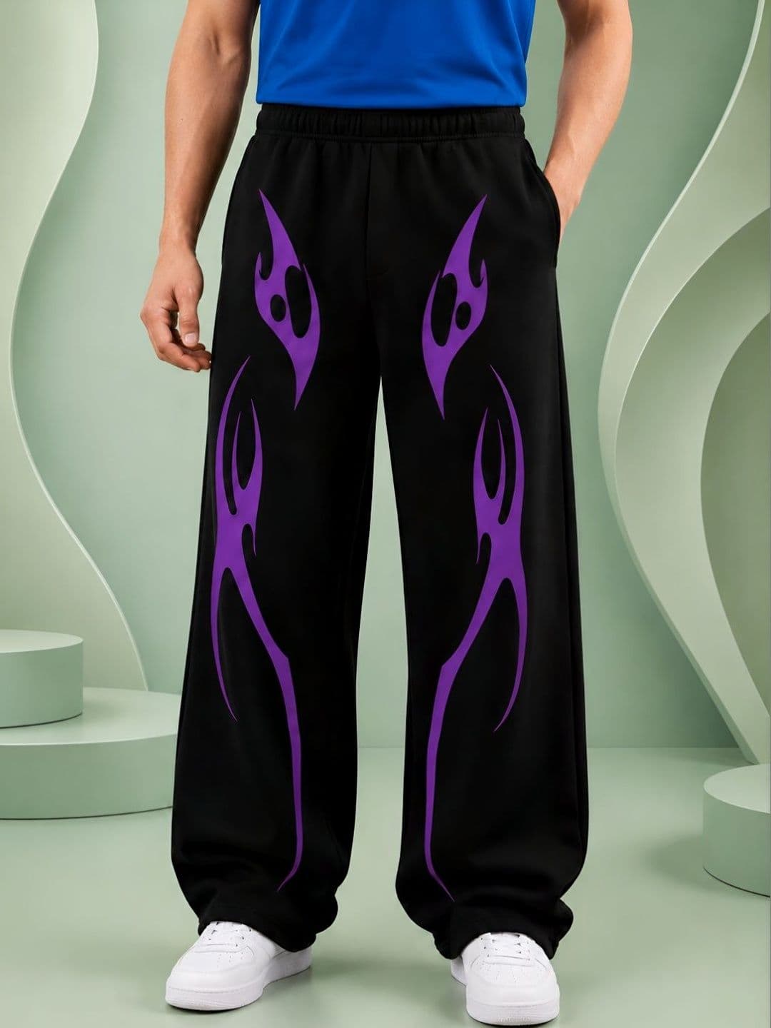TEDWOODS Men Regular Fit Graphic Print Track Pants - view 1