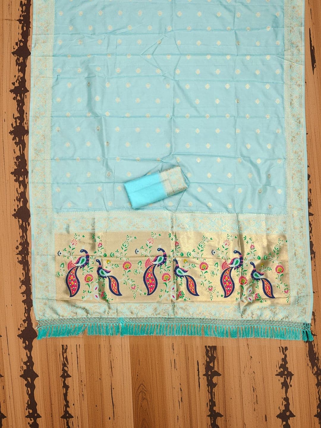 KALINI Unstitched Dress Material - view 1