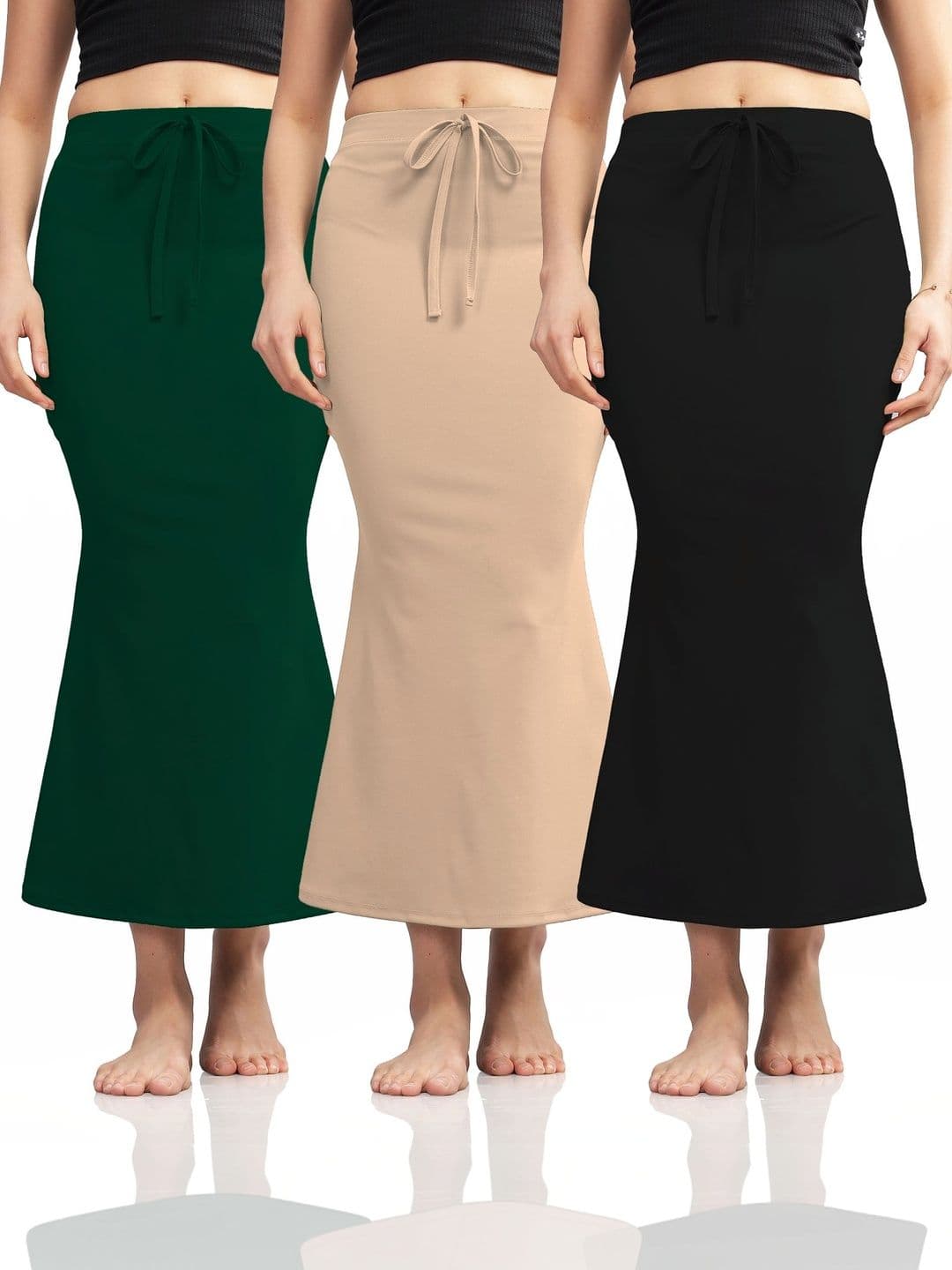 CALBONE Pack Of 3 High Rise Saree Shapewear - view 1