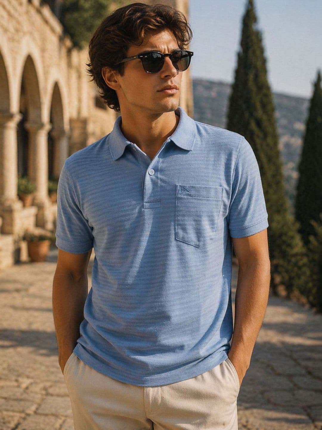 Force NXT Men Polo Collar Pockets T-shirt - view 1