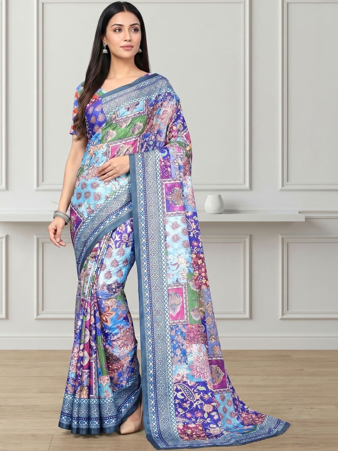 Anouk Mirage Ethnic Motifs Art Silk Designer Saree - view 1