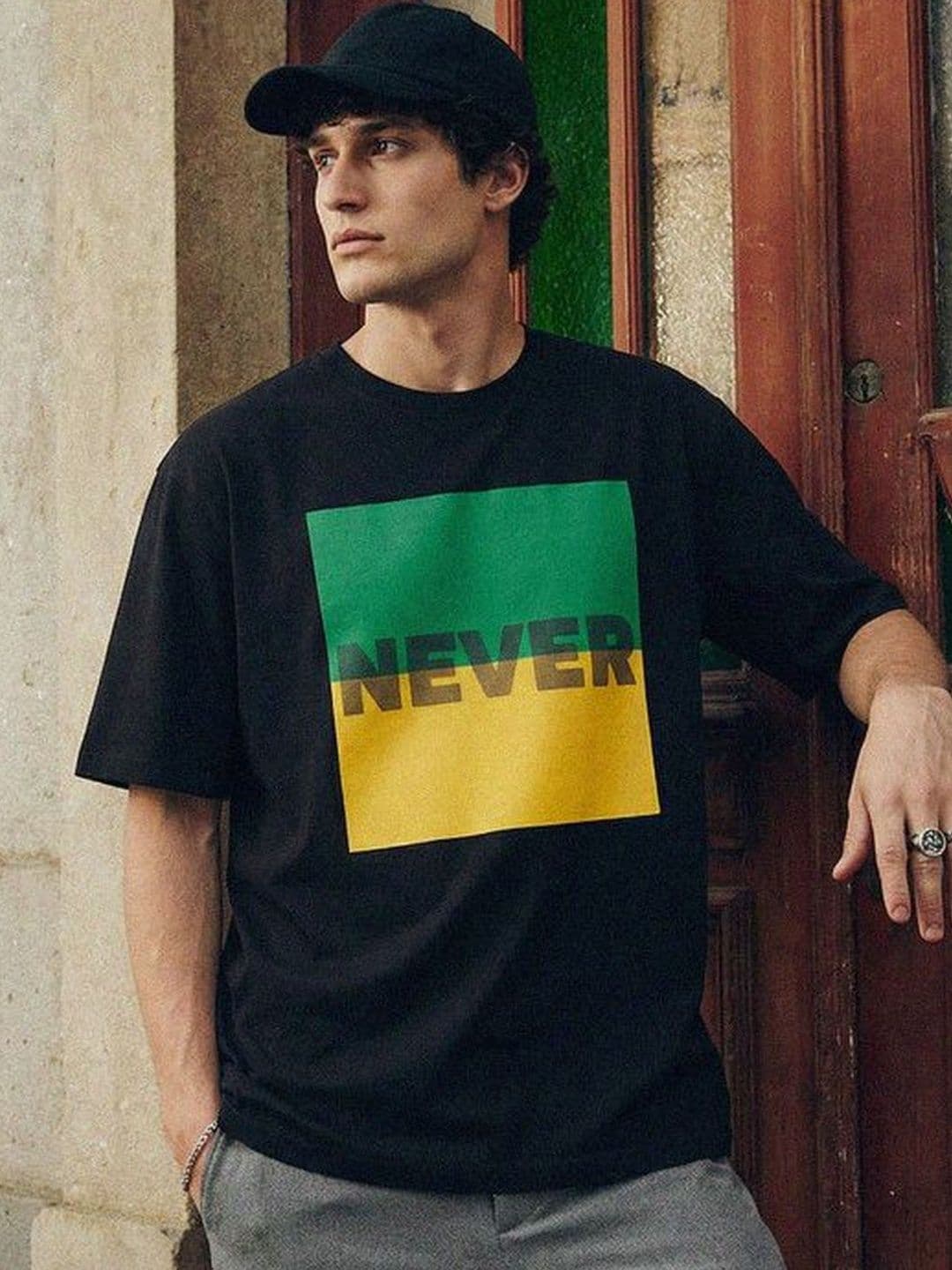 Hubberholme Men Typography Printed T-shirt - view 1