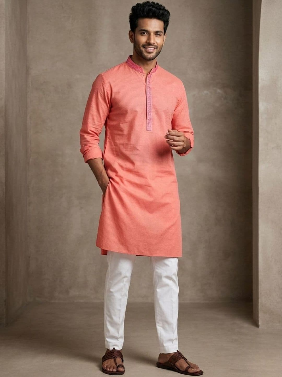 DEVOILER Men Kurta - view 1