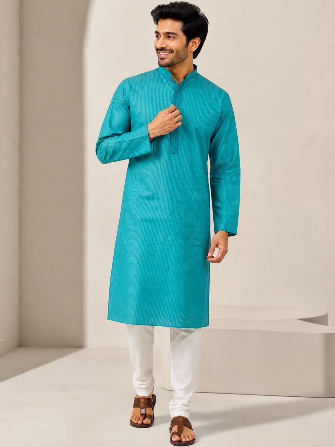 DEVOILER Men Kurta - view 1