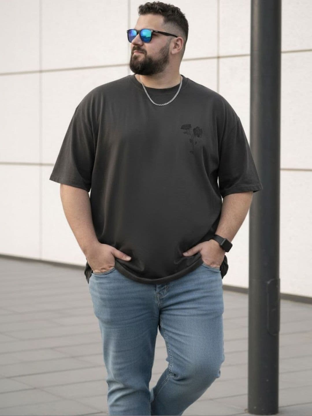 Sztori Men Printed Drop-Shoulder Sleeves T-shirt - view 1