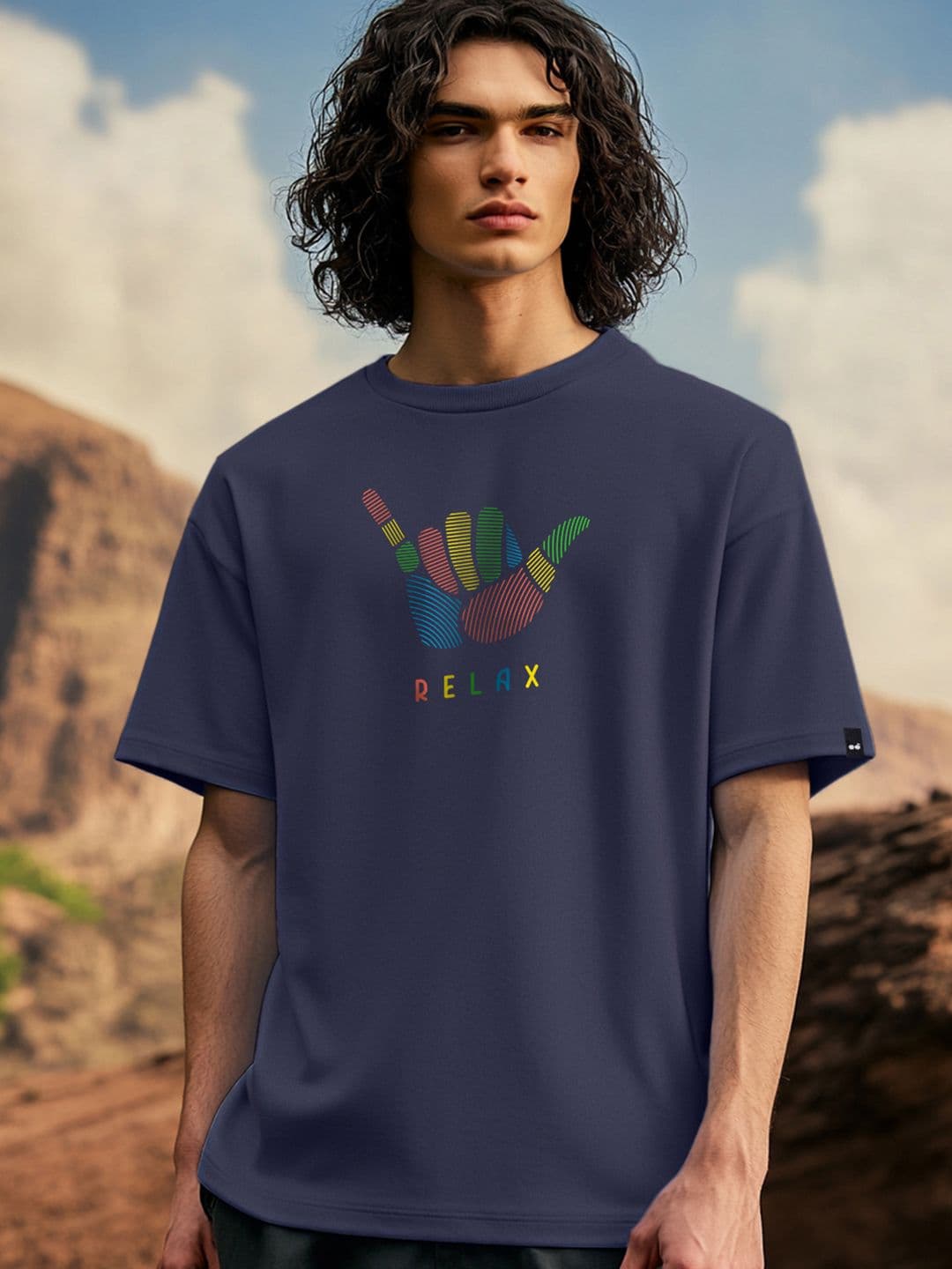 Bewakoof Typography Printed Oversized Fit T-shirt - view 1