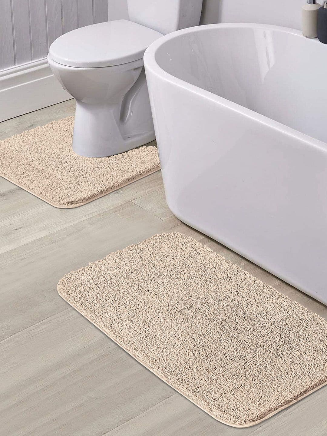 OBSESSIONS Set Of 2 Solid 1400 GSM Anti-Skid Bath Rugs - view 1