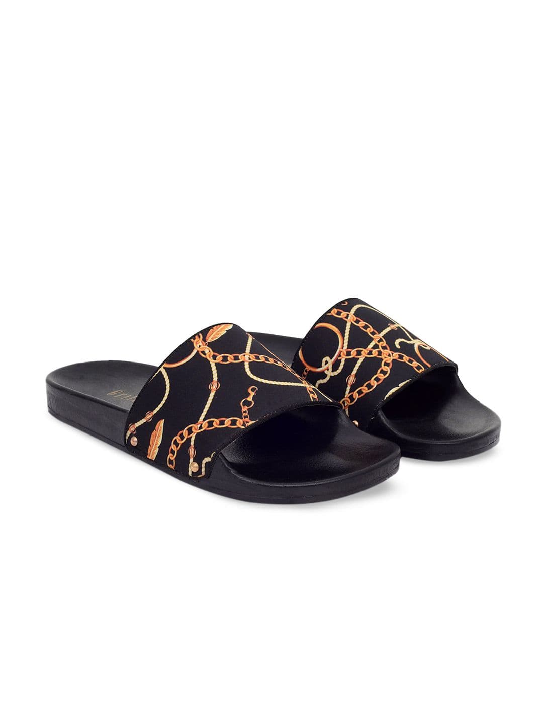 GRIFFIN Men Black Printed Slip-On Sneakers - view 1