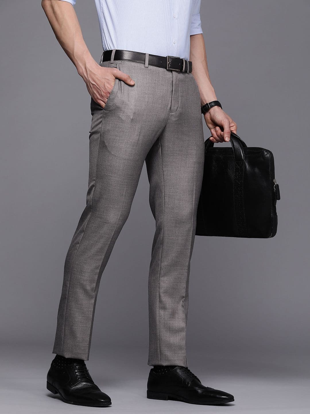 Raymond Men Slim Fit Formal Trousers - view 1