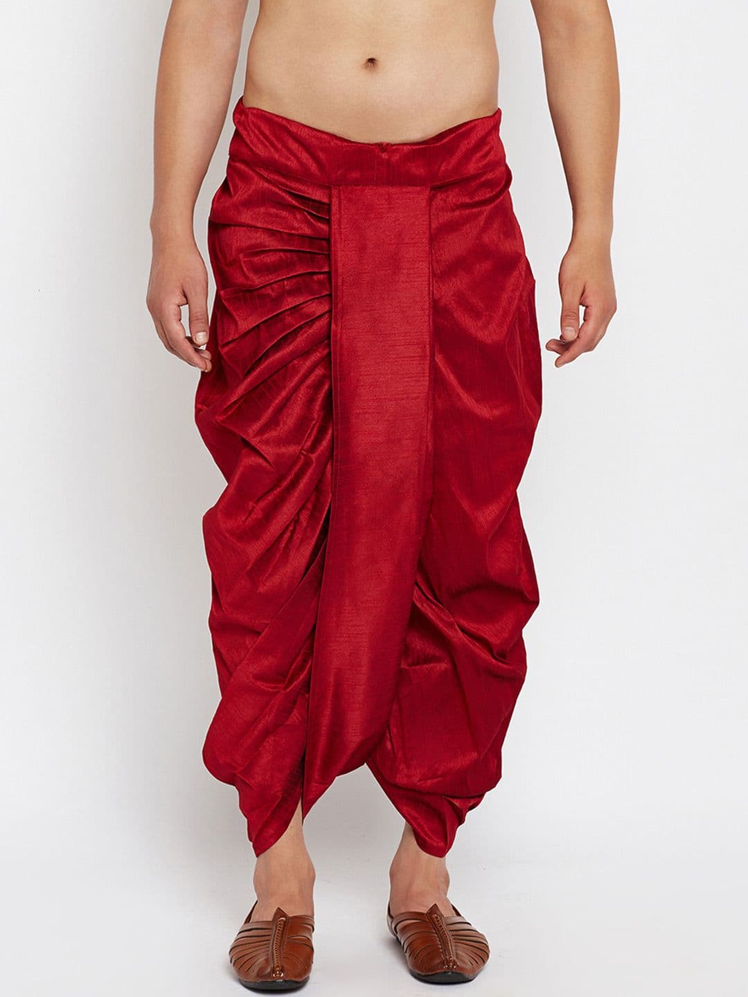 SOJANYA Maroon Dhoti Pants - view 1