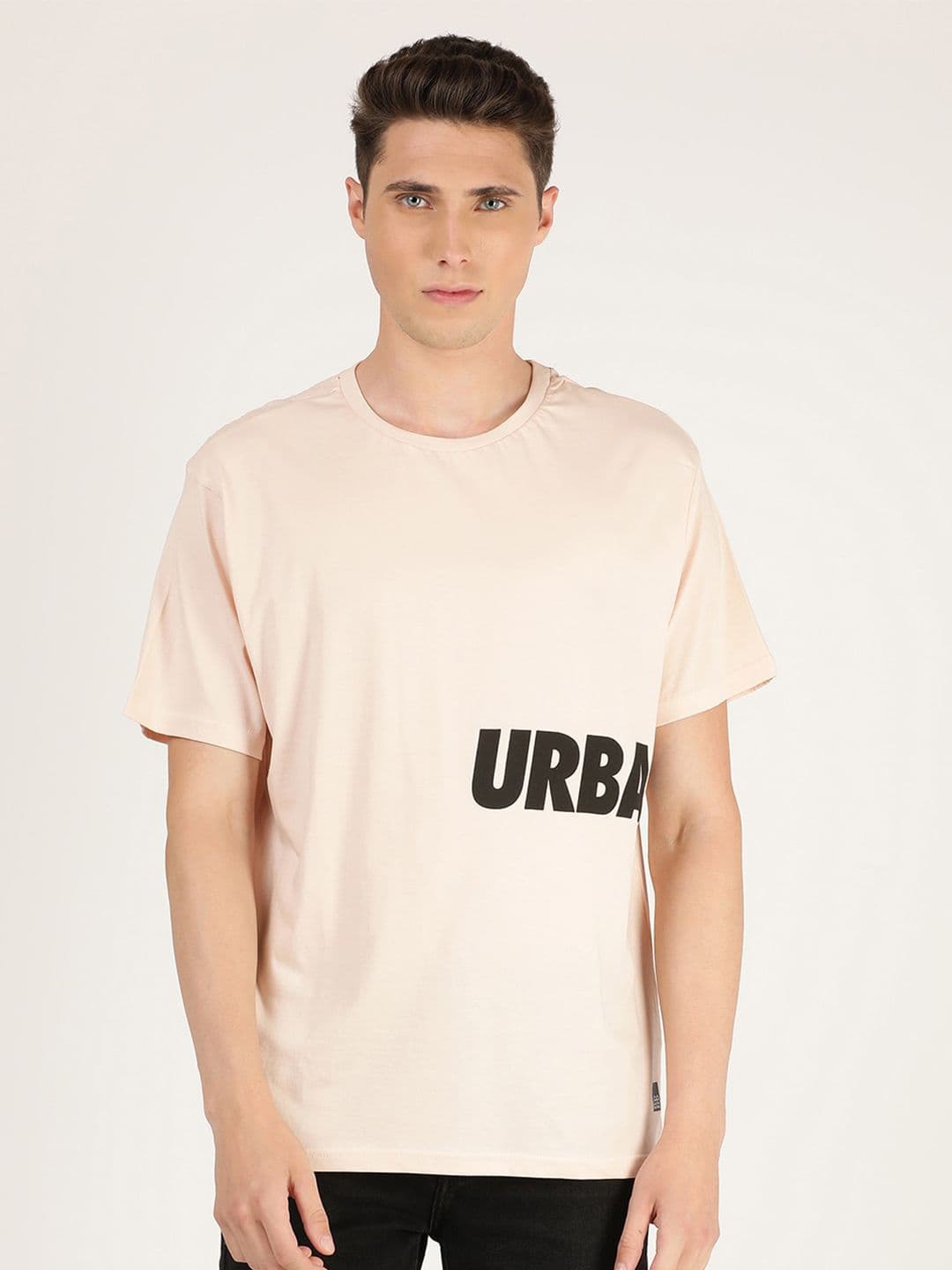 Lee Men Pink Typography T-shirt - view 1