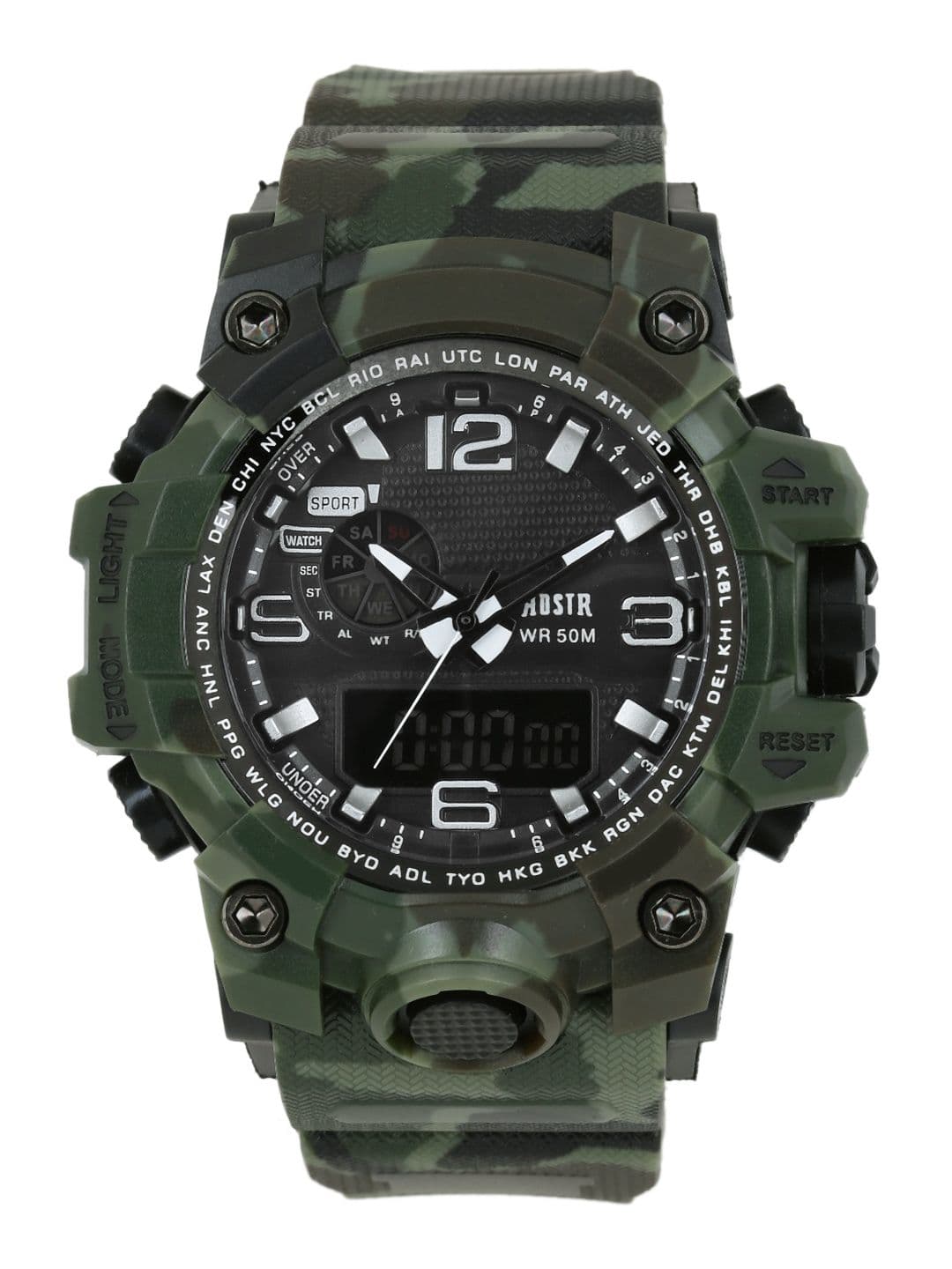Roadster Unisex Green Analogue & Digital Watch MFB-PN-OS-AD1606A - view 1
