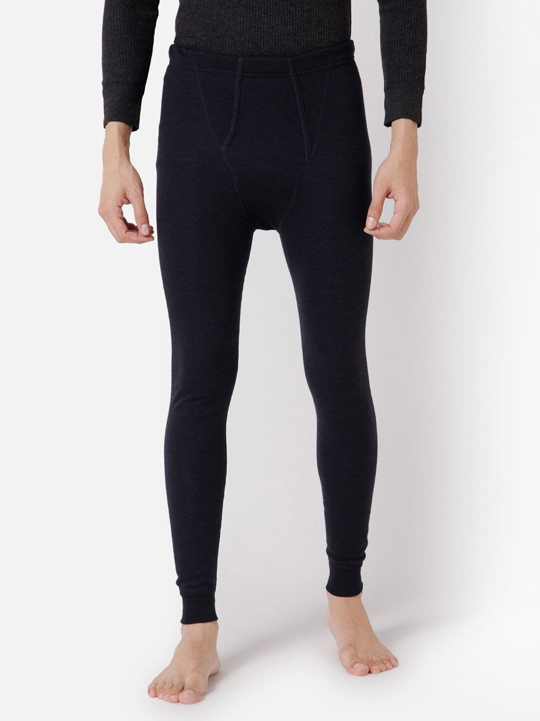 BODYCARE INSIDER Men Solid Fleece Thermal Set - view 1