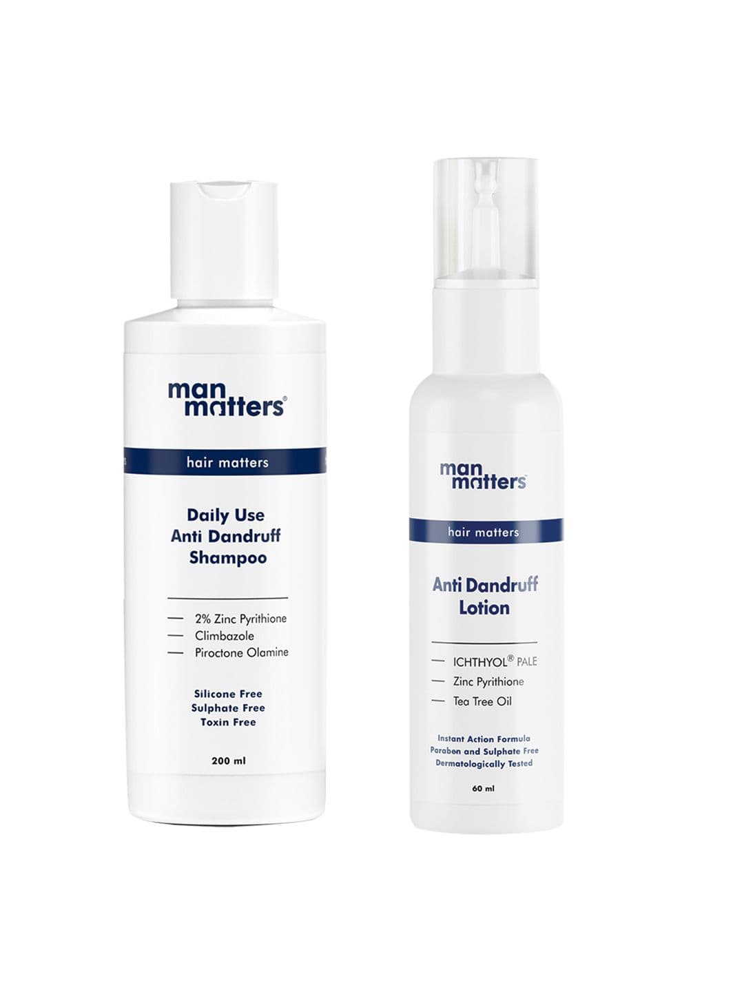 Man Matters Set of Anti-Dandruff Shampoo 200ml & Hair Lotion 60ml - view 1