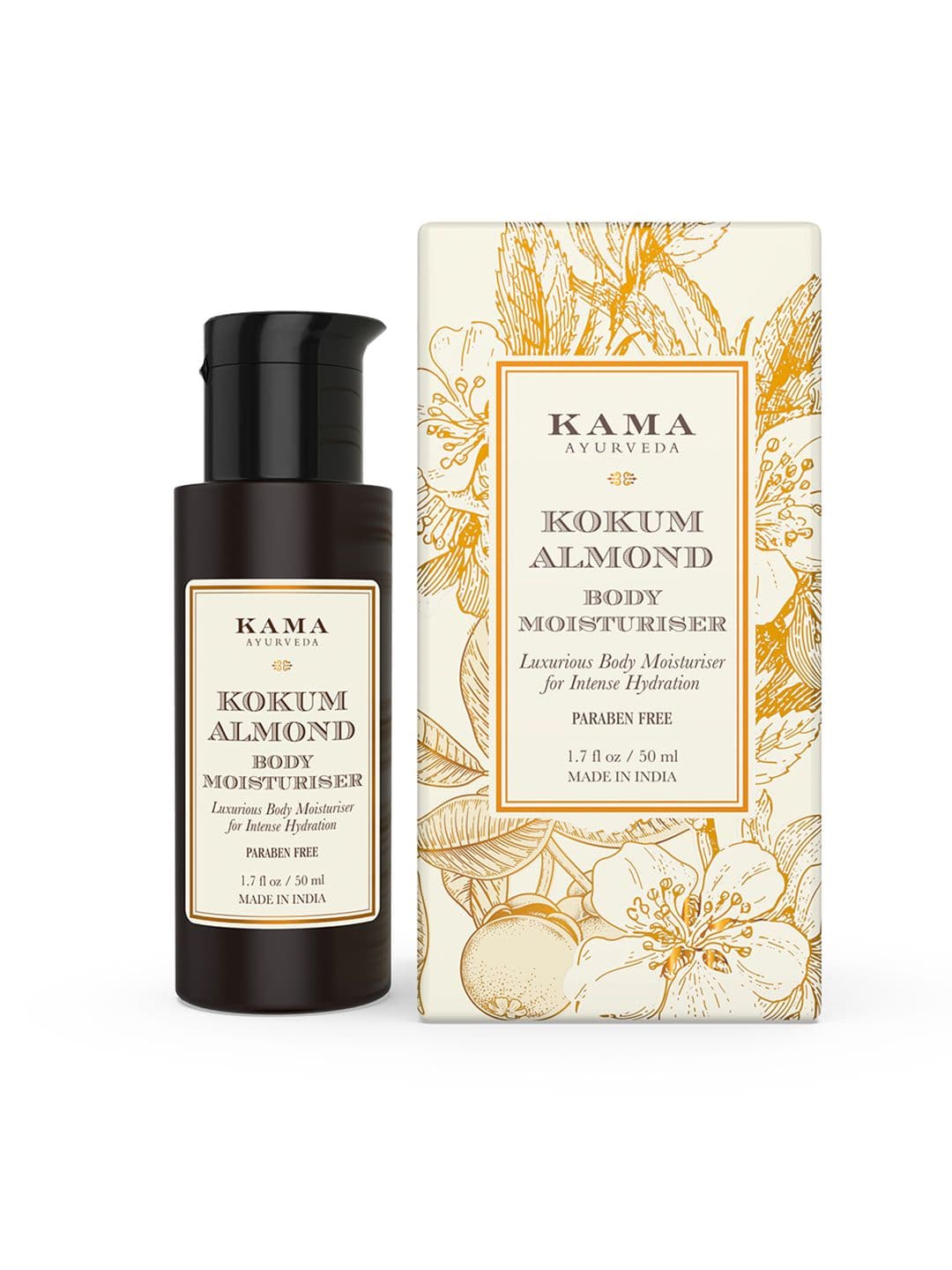 KAMA AYURVEDA Kokum Almond Body Moisturiser for Intense Hydration - 50 ml - view 1