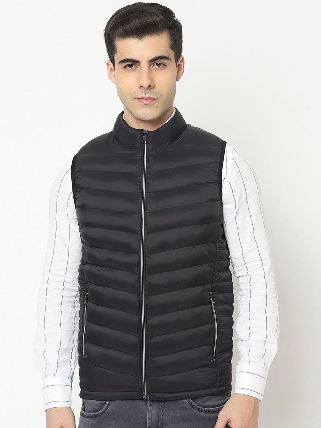Crimsoune Club Men Black Lightweight Puffer Jacket - view 1